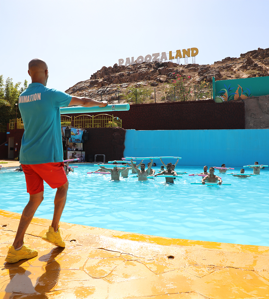 parc piscine Marrakech